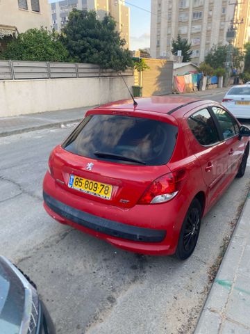 מודעת רכב פיג'ו 207