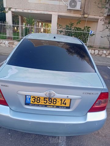 מודעת רכב טויוטה קורולה