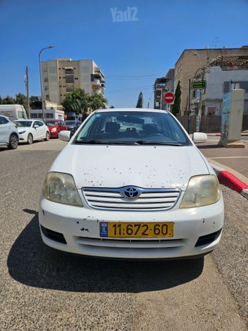 מודעת רכב טויוטה קורולה