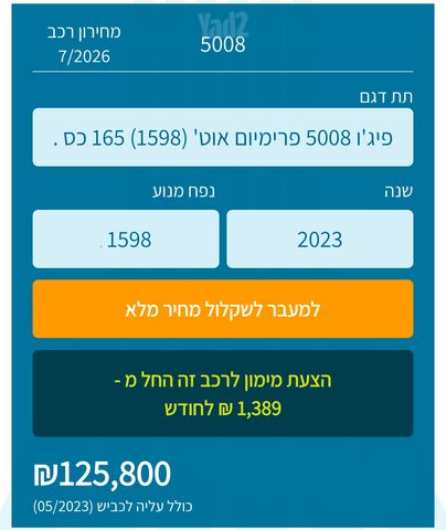 פיג'ו 5008