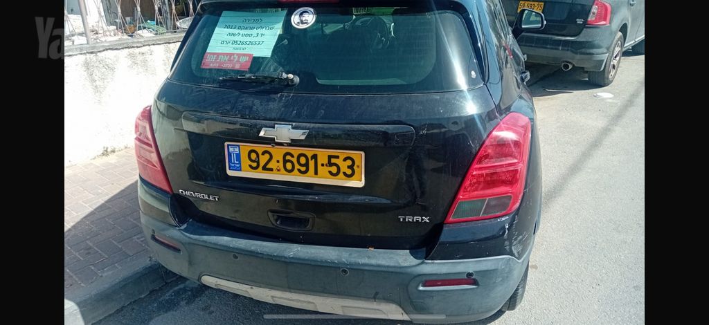 מודעת רכב שברולט טראקס