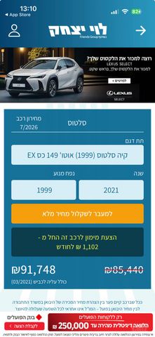 מודעת רכב קיה סלטוס