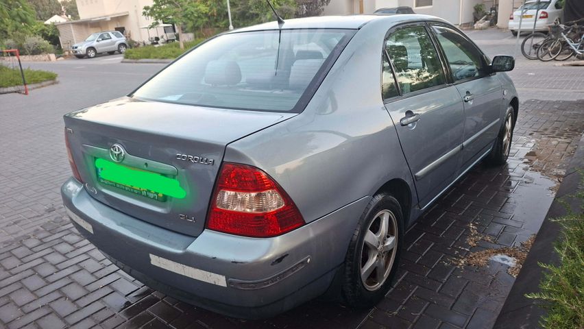 מודעת רכב טויוטה קורולה