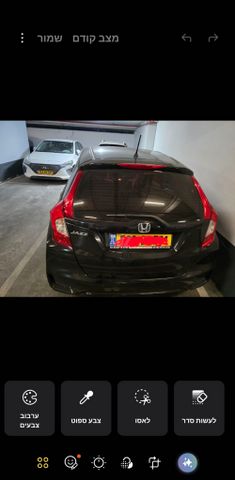 מודעת רכב הונדה ג'אז