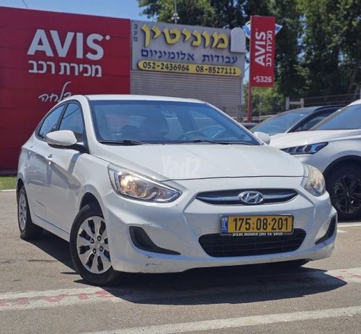 מודעת רכב יונדאי אקסנט i25