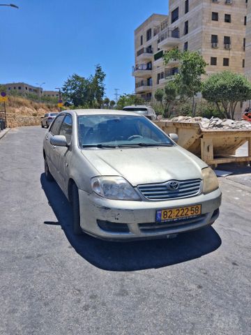 מודעת רכב טויוטה קורולה