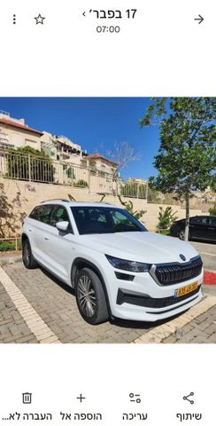 מודעת רכב סקודה קודיאק