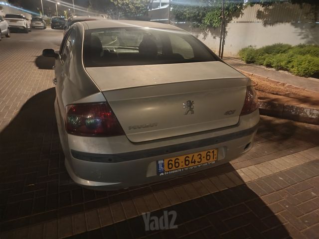 מודעת רכב פיג'ו 407