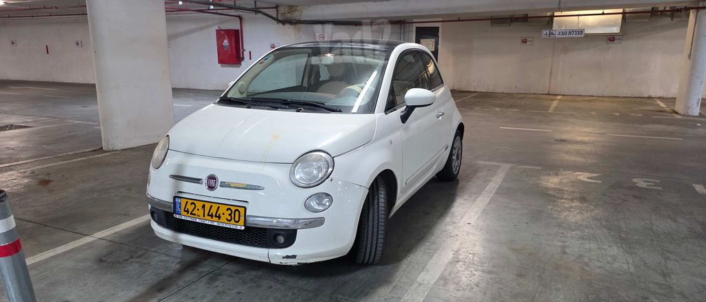 מודעת רכב פיאט 500