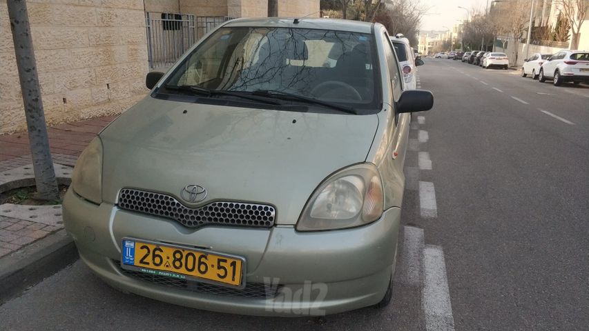 מודעת רכב טויוטה יאריס