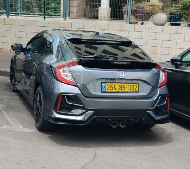 מודעת רכב הונדה סיוויק