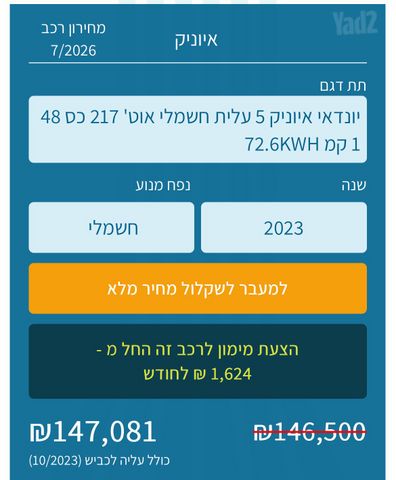 יונדאי איוניק 5