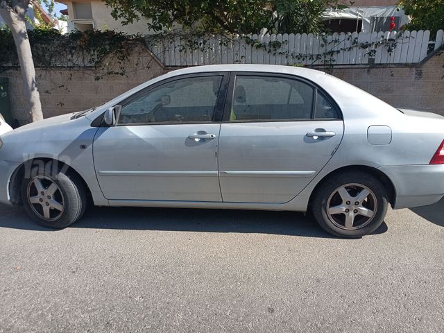 מודעת רכב טויוטה קורולה