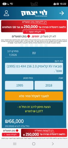 סובארו XV