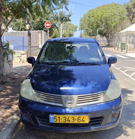 מודעת רכב ניסאן טידה