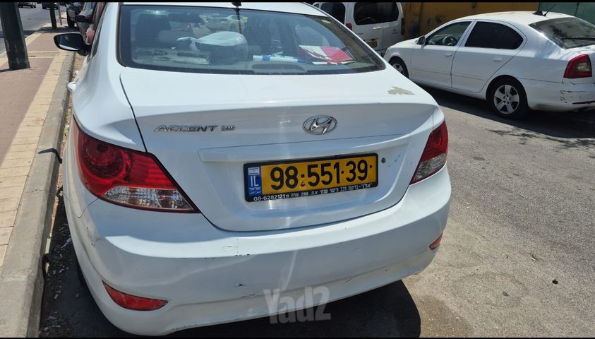 מודעת רכב יונדאי אקסנט i25
