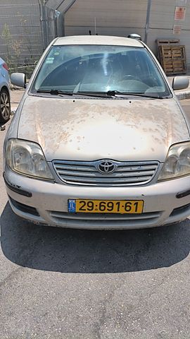 מודעת רכב טויוטה קורולה