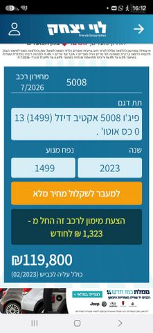 פיג'ו 5008