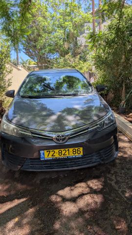 מודעת רכב טויוטה קורולה