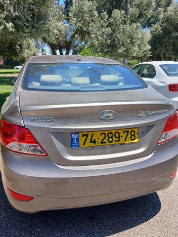 מודעת רכב יונדאי אקסנט i25