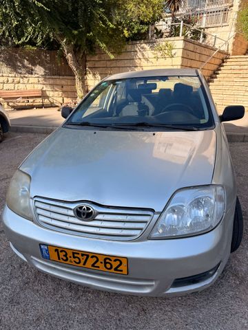 מודעת רכב טויוטה קורולה