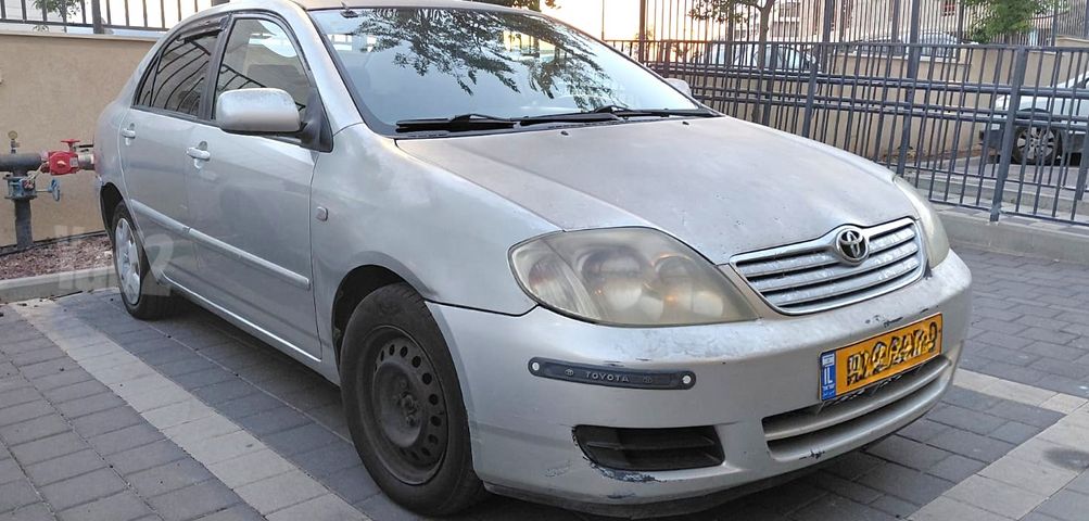 מודעת רכב טויוטה קורולה