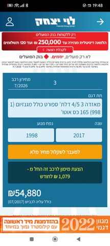מודעת רכב מאזדה 3