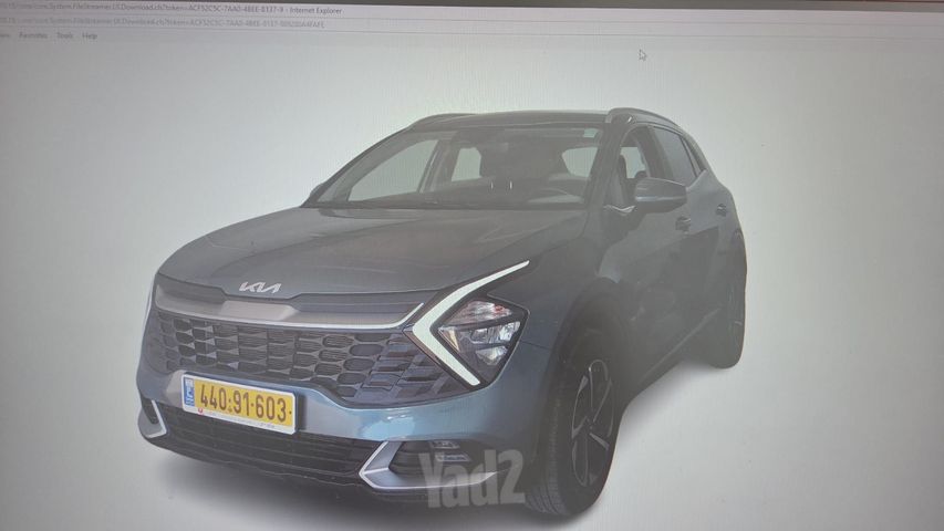 מודעת רכב קיה ספורטז'