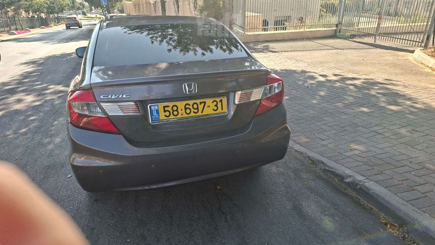 מודעת רכב הונדה סיוויק