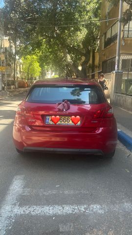 מודעת רכב פיג'ו 308