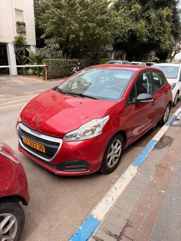 מודעת רכב פיג'ו 208