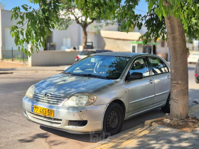 מודעת רכב טויוטה קורולה