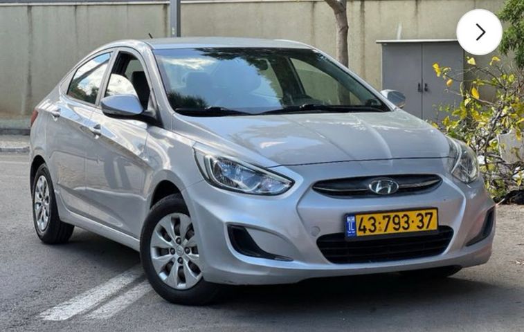 מודעת רכב יונדאי אקסנט i25