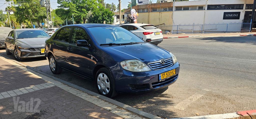 מודעת רכב טויוטה קורולה