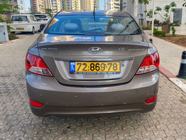 מודעת רכב יונדאי אקסנט i25