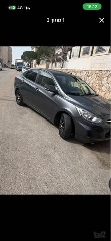 מודעת רכב יונדאי אקסנט i25