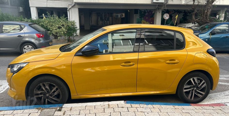 מודעת רכב פיג'ו 208