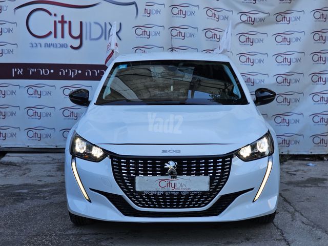 מודעת רכב פיג'ו 208