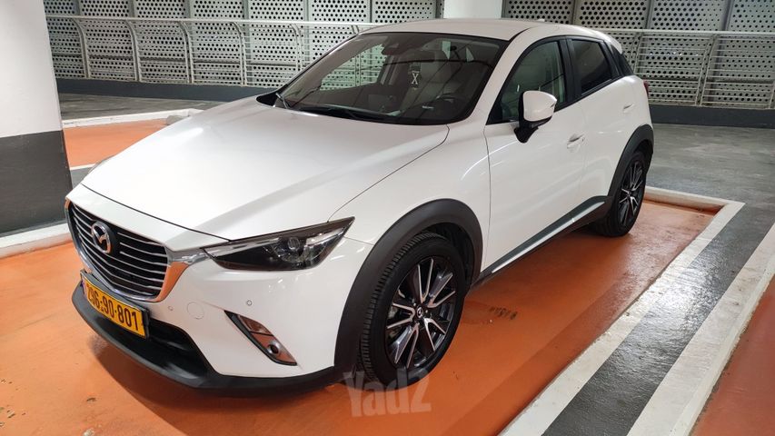 CX-3 Pure White אוט׳ 4 דל 2.0 (156 כ״ס)
