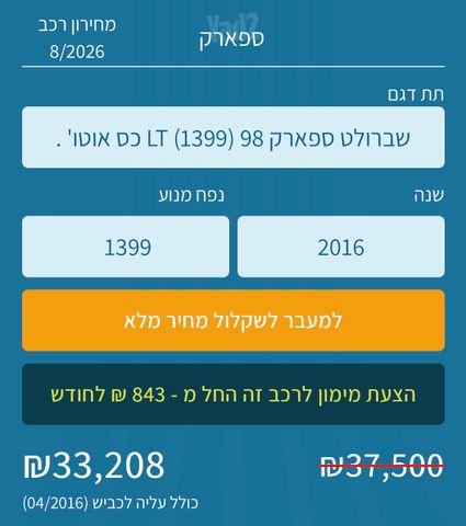 שברולט ספארק