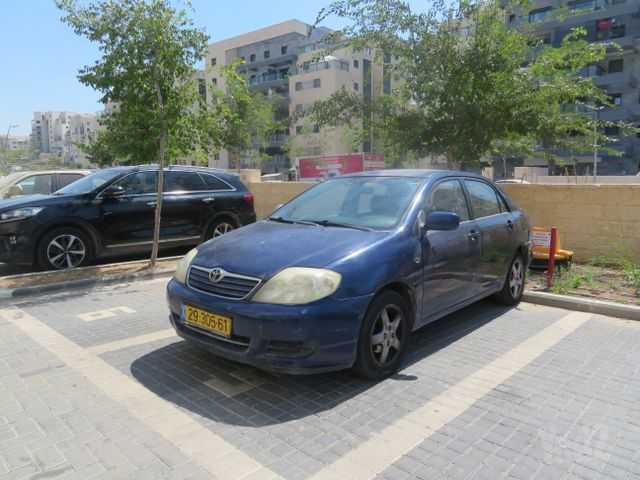 מודעת רכב טויוטה קורולה
