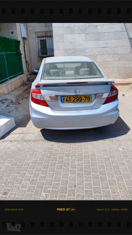 מודעת רכב הונדה סיוויק