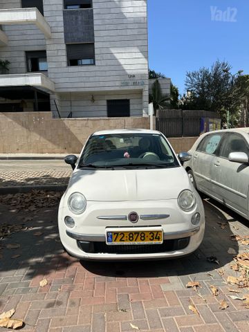 מודעת רכב פיאט 500