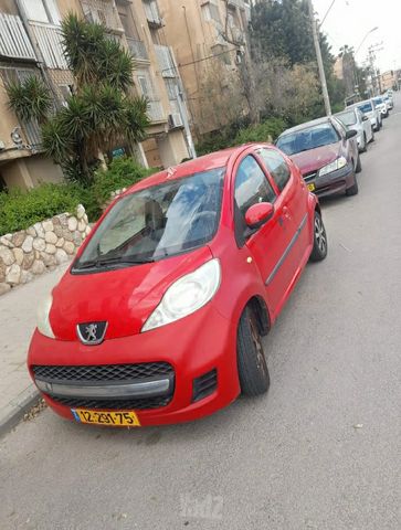 מודעת רכב פיג'ו 107