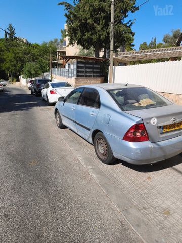 מודעת רכב טויוטה קורולה