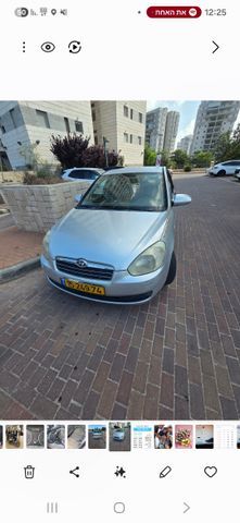 מודעת רכב יונדאי אקסנט i25