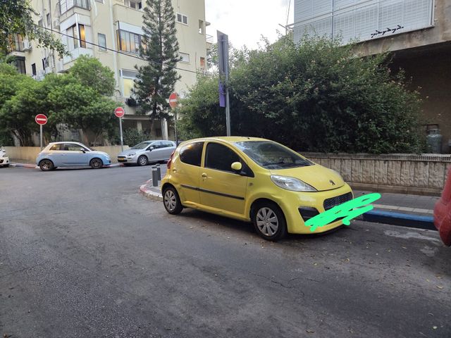 מודעת רכב פיג'ו 107