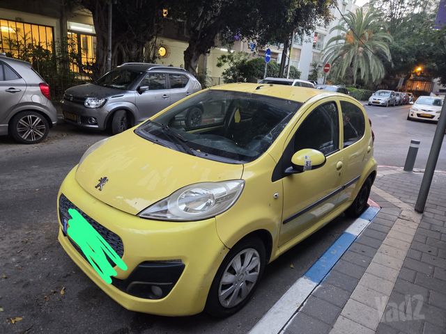 מודעת רכב פיג'ו 107