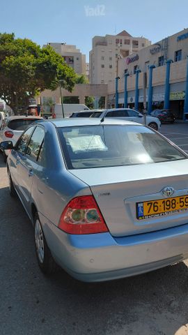מודעת רכב טויוטה קורולה