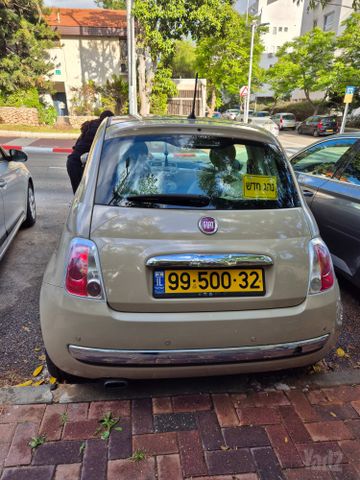מודעת רכב פיאט 500